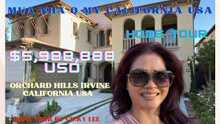 Touring 2019 Luxury $5,988,888 Home Orchard Hills Irvine California USA Real Estate | Home Tour