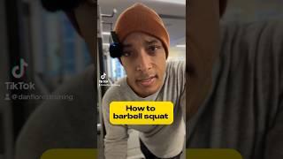 How to barbell squat with knee pain #kneepain #barbellsquats #squats