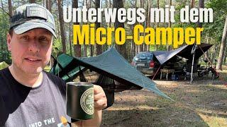 Car Camping im Wald Wolfsgebiet