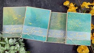 3D Embossed Sympathy Cards