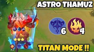 ASTRO THAMUZ TITAN MODE !! UNLIMITED DAMAGE !! MAGIC CHESS MOBILE LEGENDS