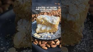 Made a delicious mistake with my gluten-free  recipe… #food  #gluten free #almond #recipe #cookie