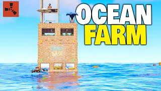 I Built a Farm in the Middle of the Ocean - Rust