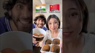 Indian Gulab Jamun vs China Gulab Jamun #food #gulabjamun #indianfood #chinesefood #foodie