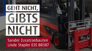 Mehr Sicherheit und Komfort | Sander Nachrüstungen an einem Linde E35