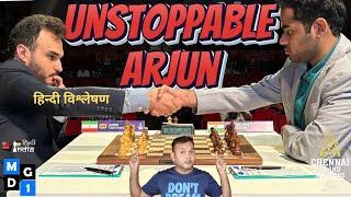 Arjun Vs Amin ! What a  Game !! अर्जुन के Calculation अर्जुन ही जाने ! Carlsen ज्यादा दूर नहीं !