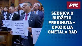 Sednica o budžetu prekinuta – opozicija ometala rad, usledilo koškanje poslanika