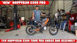 HappyRun G300 Pro 3000W Electric Bike 72V 30AH e-Bike Fully adjustable suspension Electric dirt bike