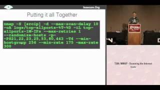 DEFCON 16: Nmap: Scanning the Internet