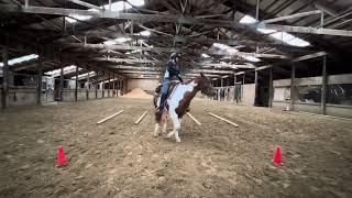 Olya and Lacey Open Riding April Trail Challenge