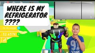 Roblox: MY REFRIGERATOR WAS GONE | Lifting Simulator: Rokas the gamer