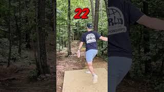 How many throws does it take Hunter to ace?
