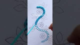 easy border #shortvideo #trending #embroidery #viralvideo #viralshort #trendingshorts #stitch