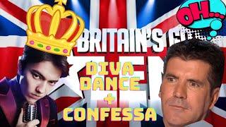 Dimash Kudaibergen - Simon in SHOCK on Britain's Got Talent singing  Confessa + The Diva Dance