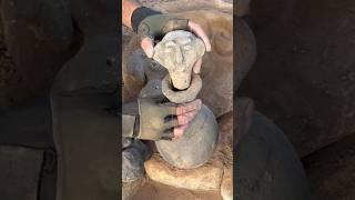 Amazing urn full of roman coins hunting While metal detecting