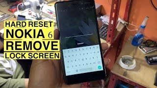 Hard Reset Nokia 6 TA-1021 Remove Pola Pin Sandi Screen Lock