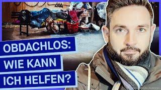 Wie kann ich Obdachlosen im Winter helfen?