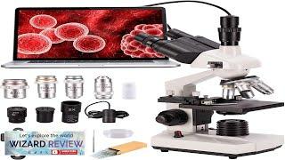 Compound trinocular Microscope 40X-5000X Magnification Digital Laboratory trinocular Review