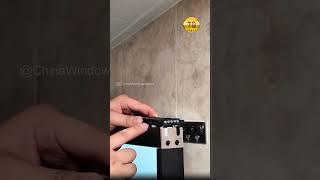 Install this trackless door at home,you don't even need to reserve a track,and the installation 