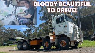 Kenworth 8X4 cab ride. Cummins Big Cam, 15 speed