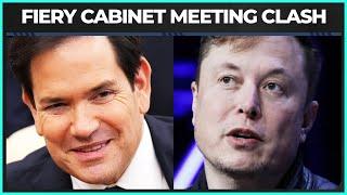 DETAILS: Cabinet Meeting FIGHT Between Elon Musk, Marco Rubio and Sean Duffy