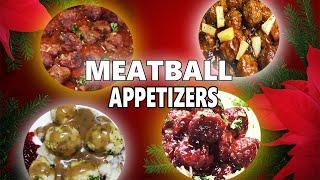 7  MEATBALL RECIPES for Appetizers, Holidays, or Game Day