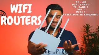 Wifi Routers | Every Router Explained |Which One Do You Need ? AC , AX , ONT, MESH ??