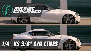 1/4" vs 3/8" Air Line Speed Comparison