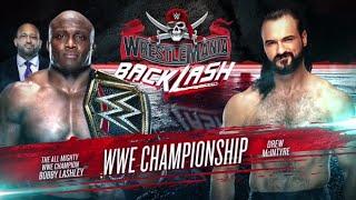 WWE WRESTLEMANIA BACKLASH 2021