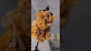 bougenville dress|miniature dress making|real flower dress #nehemica #shorts#viralshorts#viralvideo