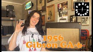 1956 Gibson GA-6 Amp Repair