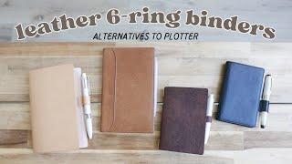 Leather 6-Ring Binders | Plotter Alternatives