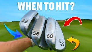 When to Use 52 56 60 Degree Wedges?