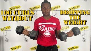 100 Curls Without Dropping The Weight | More Difficult Than It Looks | @GainBros
