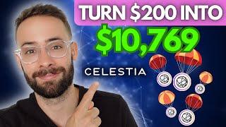 Celestia Airdrop Strategy - Just Stake 20 $TIA!!