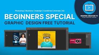 Beginners Special | Get Graphic Design Free Tutorials | Graphic Creative TV - Learn Graphic Design