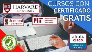 Paginas de CURSOS ONLINE con CERTIFICADO GRATIS 2024 CURSOS GRATUITOS ⭐