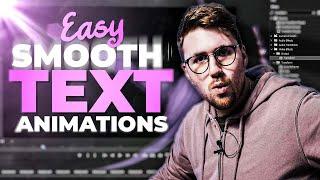 SMOOTH Premiere Pro TEXT Animations (EASY)