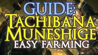 Nioh Beta - Guide: Tachibana Muneshige - Easy Farming (infinite stunlock-combo)