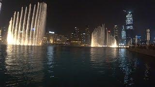 Singing dancing fountains in Dubai video