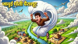 जादुई धोती पैराशूट | Hindi Kahaniya | Moral Stories | Bedtime Stories | Story In Hindi