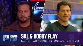 Sal “Compliments” Bobby Flay on His Burger (2009)