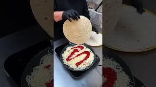 Valentine's Day Quesadilla Pizza #Shorts