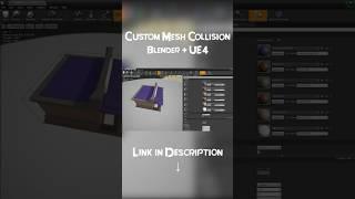 How to Handle Custom Mesh Collision in Unreal Engine with Blender | UCX Tutorial #tutorial #ue4 #ue5