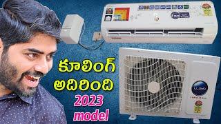 Lloyd 1.5 ton  split/invertor ac installation/ review / demo in telugu / GLS1815FWGCA/2023