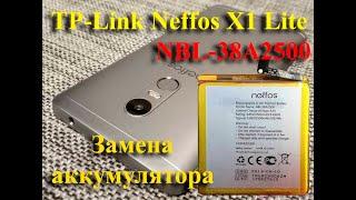 TP link Neffos X1 Lite  TP904A    замена батареи battery replacement