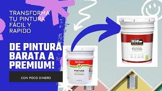 CONVIERTE TU PINTURA BARATA EN PREMIUM