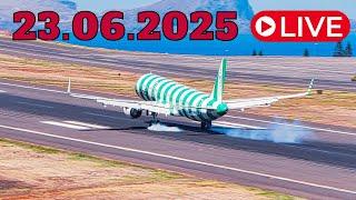 LIVE BIG ACTION From Madeira Island Airport 23.06.2025