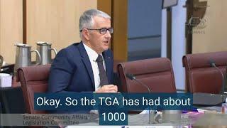 The TGA only recognises 14 of the 1000 reported deaths from the Covid vaccine - 5.6.24