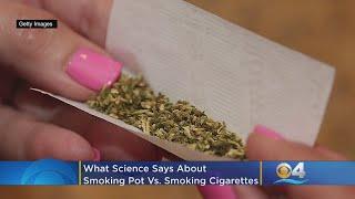 Here's What Science Says About Smoking Pot Vs. Smoking Cigarettes